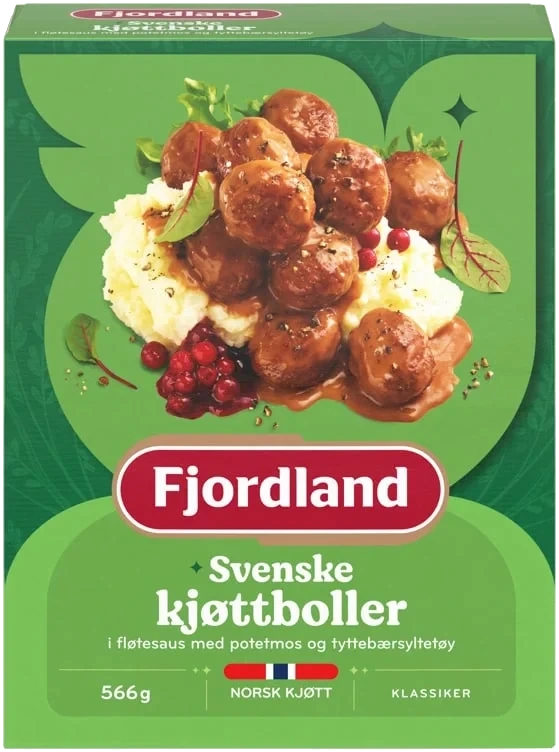 Fjordland svenske kjøttboller  566g