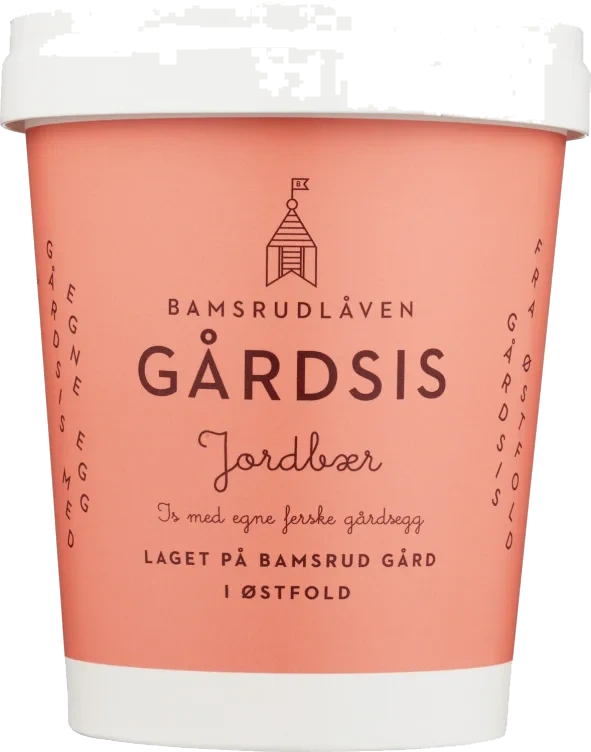 Gårdsis Jordbær 0,5l Bamsrudlåven