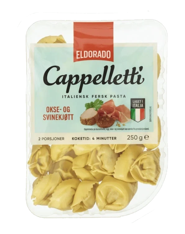 Cappelletti m/Kjøtt 250g Eldorado