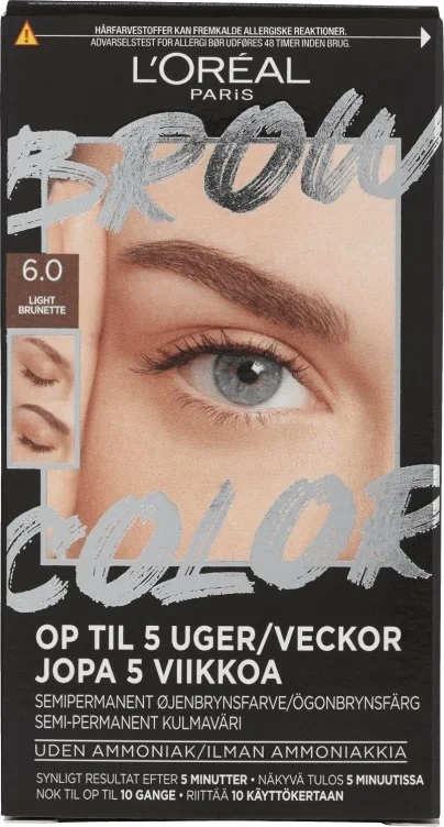 Loreal Paris Brow Color Kit Light Brunette 6