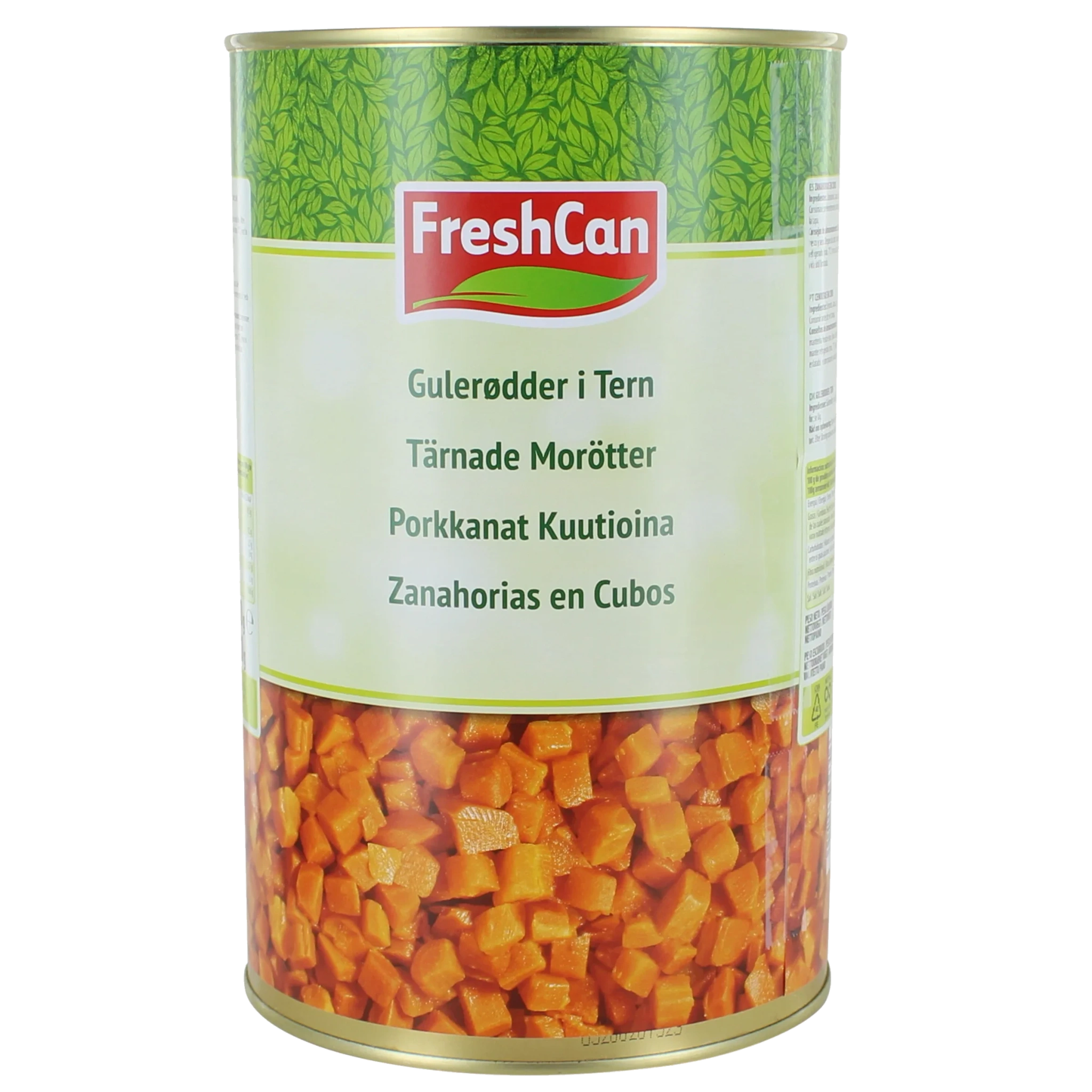Morötter tärnade