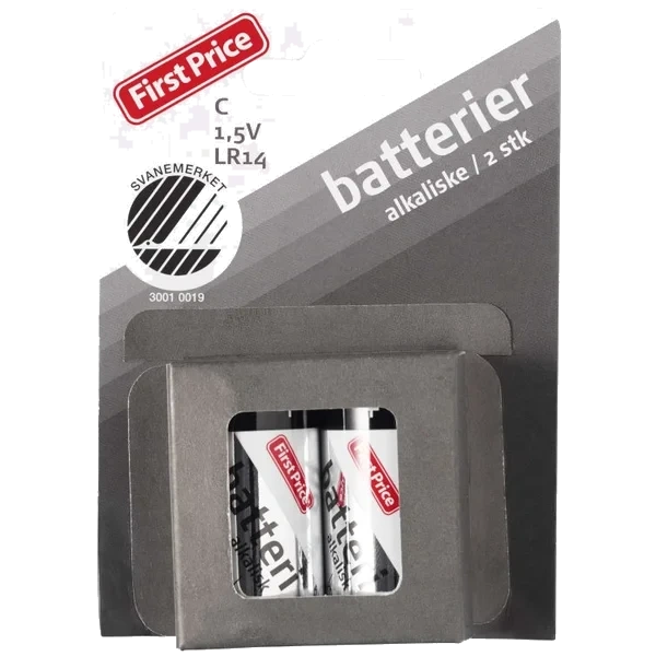 Batterier Lr14 1,5v 2pk First Price