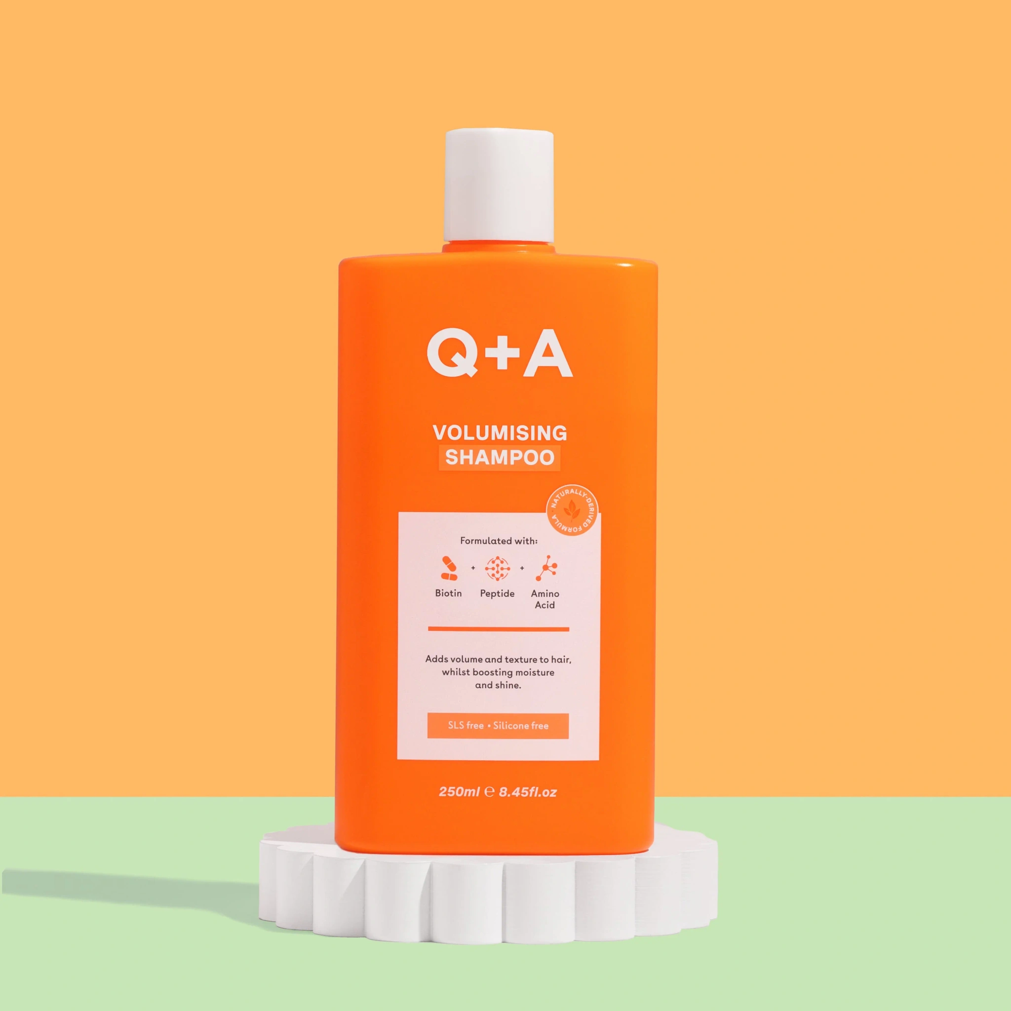 Q+A Volumising Shampoo, 250 ml