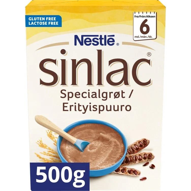 Sinlac Spesiallgrøt 6m 500g
