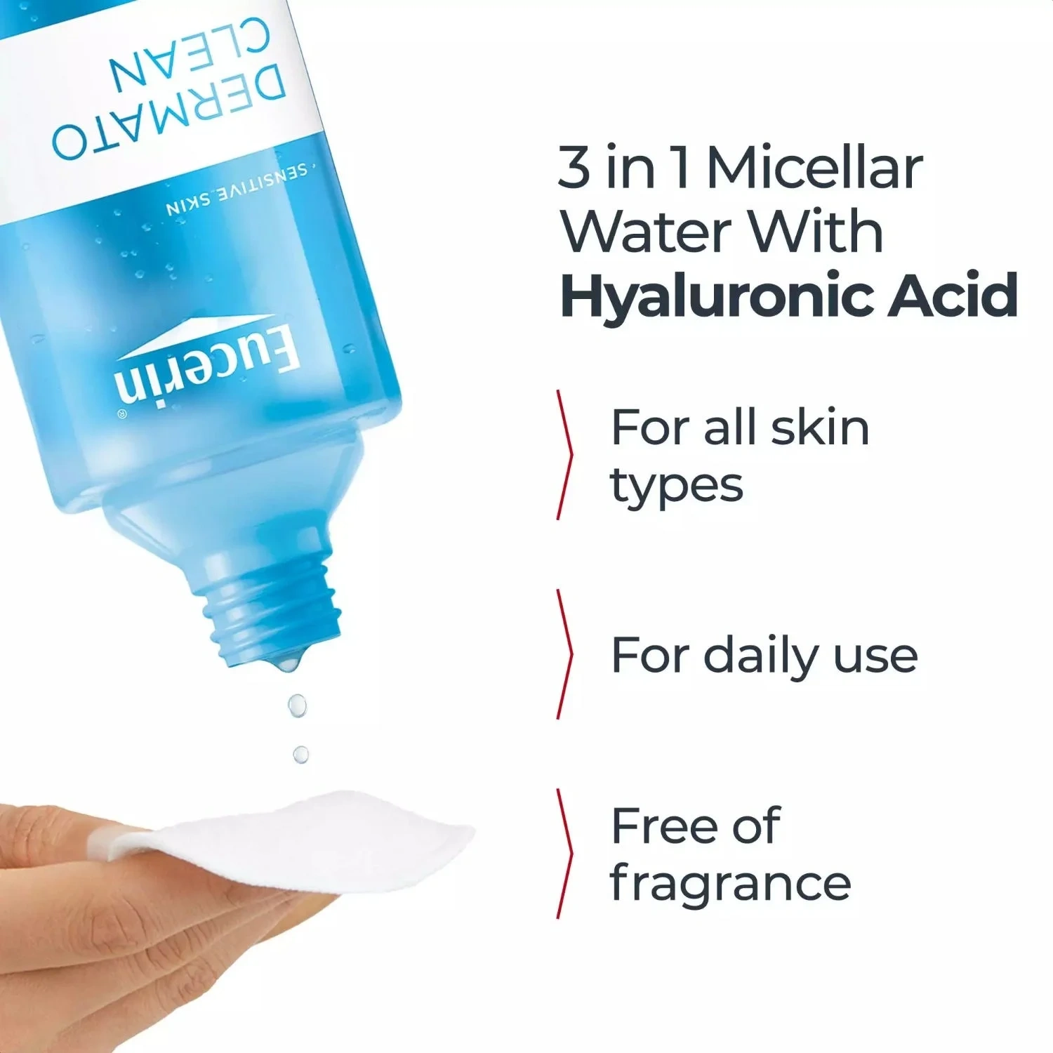 Eucerin DermatoClean Micellar Water 3in1 200 ml
