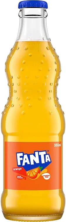 Fanta Appelsin 330ml Glassflaske