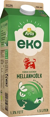 Färsk mellanmjölk 1.5%