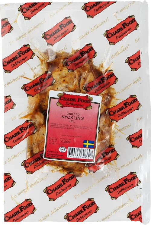 Grillad Svensk kyckling Hel