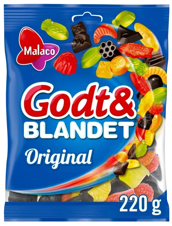 Godt&Blandet Original 220g Malaco