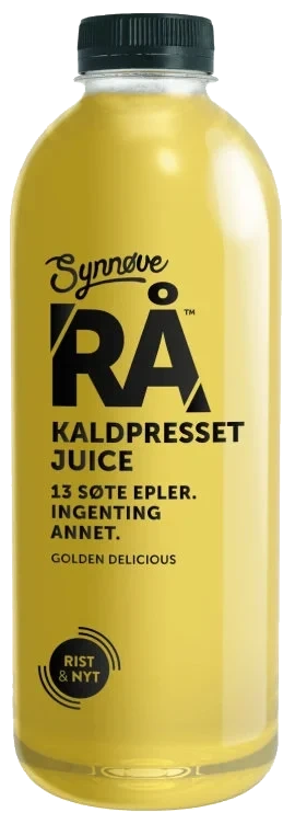 Rå Kaldpresset Eplejuice 1l