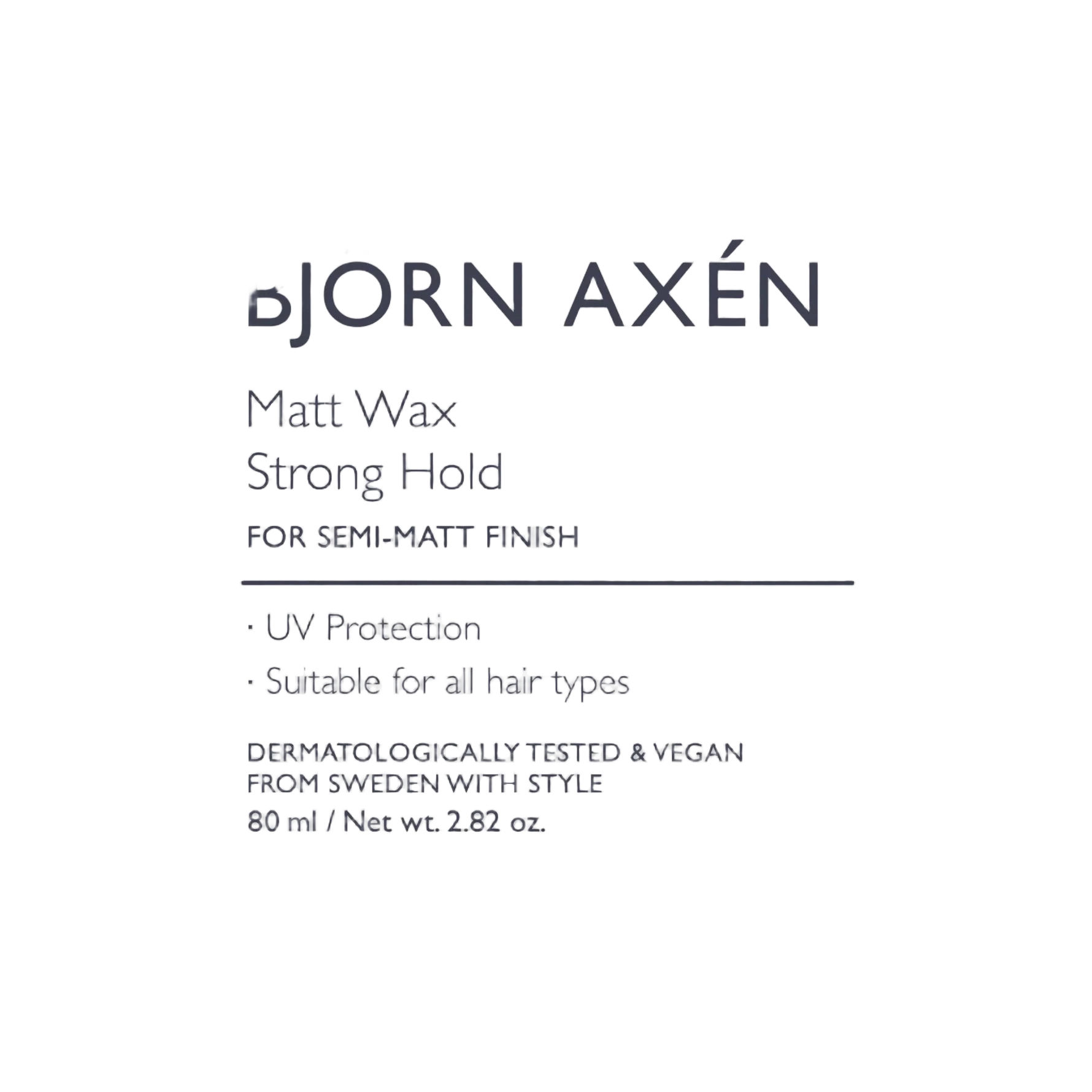 Björn Axén Matt Wax Strong Hold 80 ml