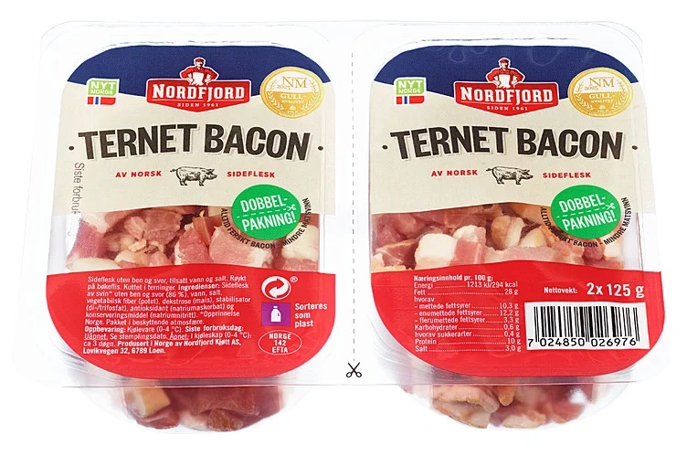 Ternet Bacon Bacon ternet 2x125g