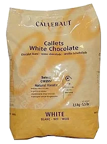 Callebaut sjokolade hvit cw2  2,5kg