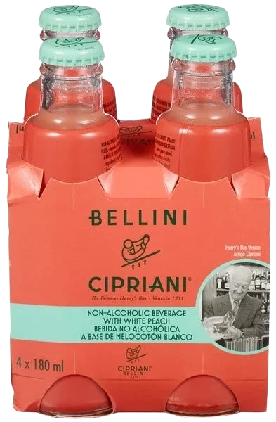Bellini Mix Cipriani 4x180ml, 720 ml