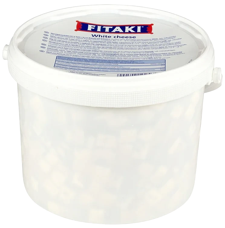 Fitaki (fetaost) terning i olje og krydder   3kg