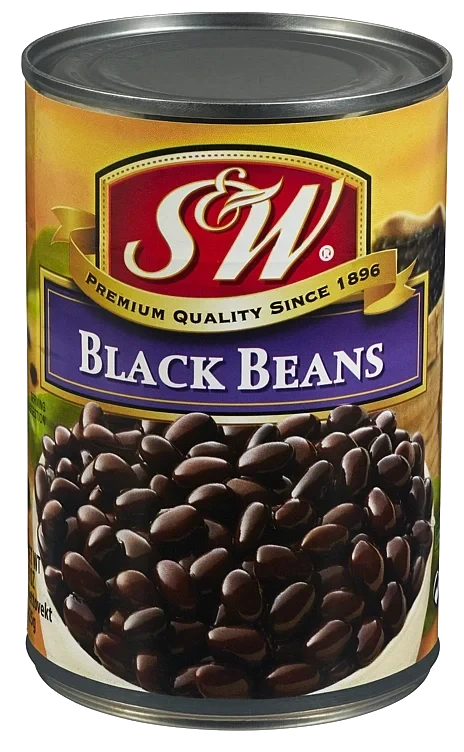 Sorte bønner       439g