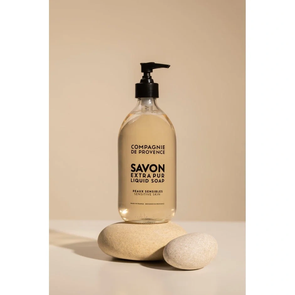 COMPAGNIE DE PROVENCE SAVON Liquid Marseille Soap Refill Sensitive Skin Liquid Hand Refill Soap 495 ml