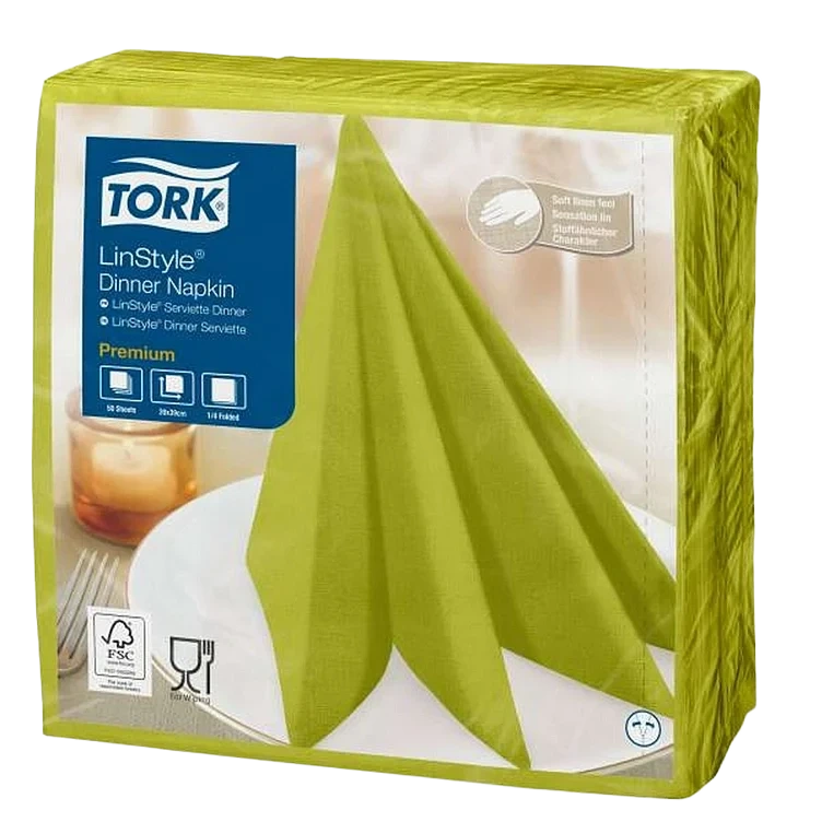 Serv Linstyle Pistasj 39cm Tork