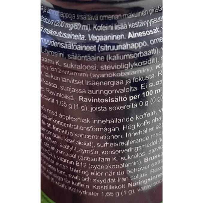 Energy Shot Äpple 12-pack