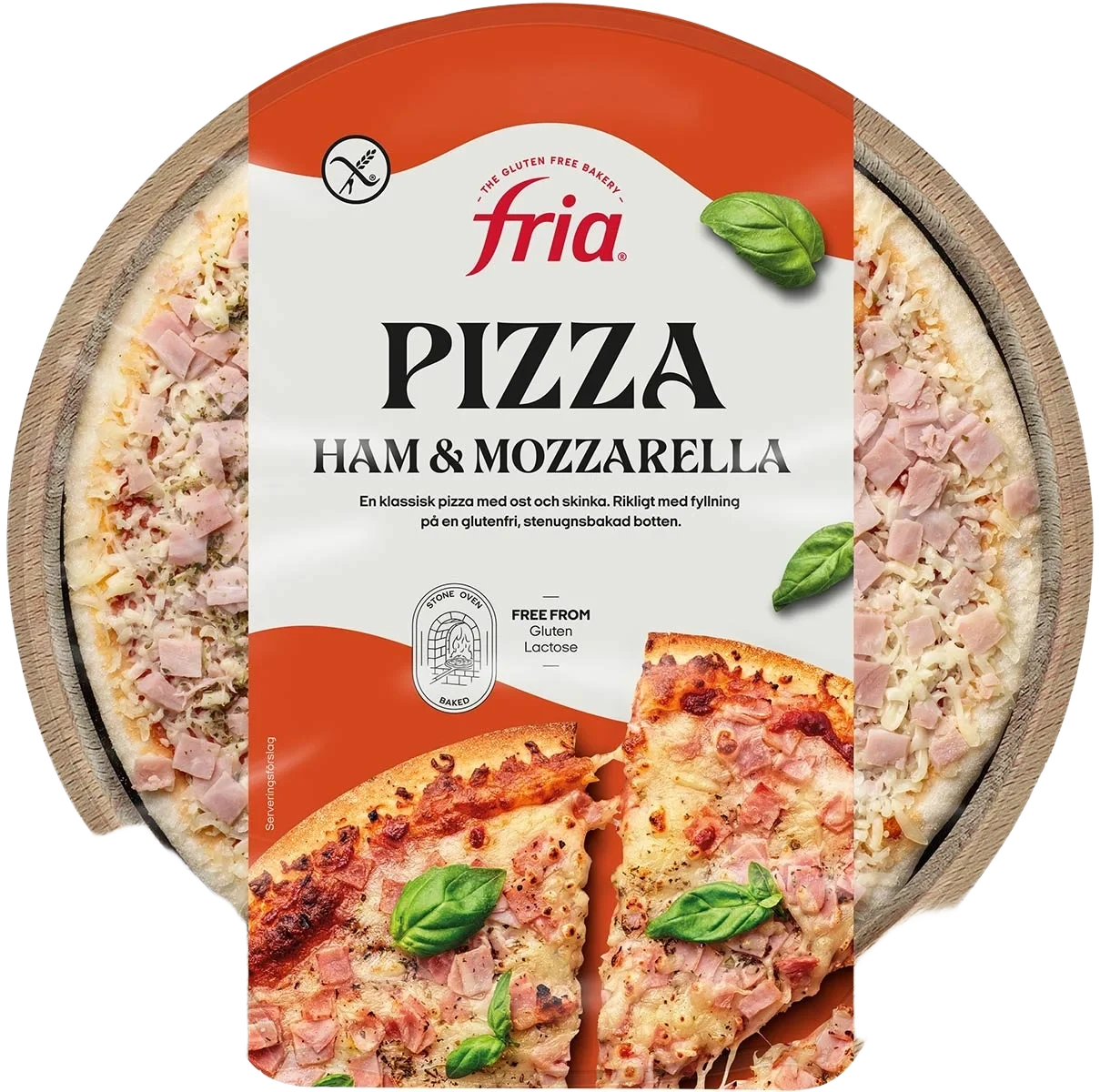 Pizza ost & skinke  420g