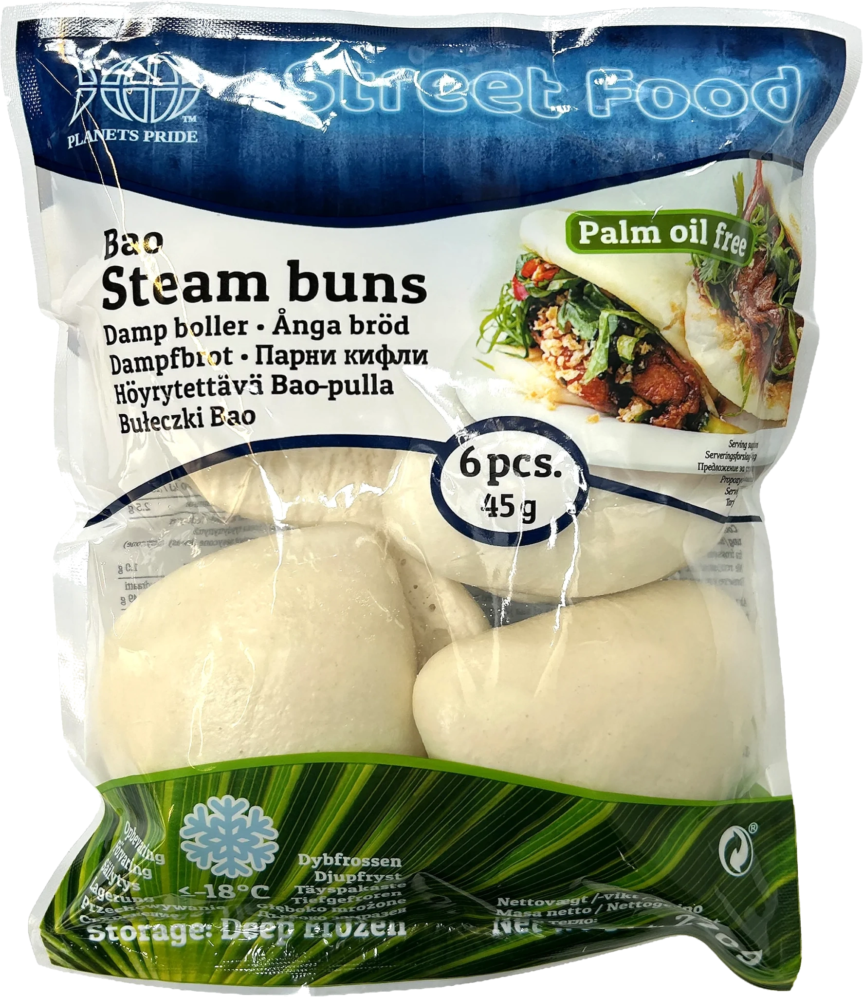 Bao bröd u/palmolja 6x45g