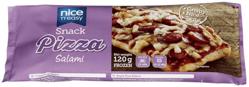 Nice'n Easy Pizza Snack Salami 120g