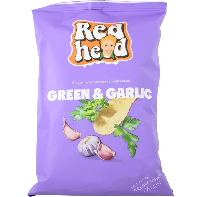 Chips Green & Garlic