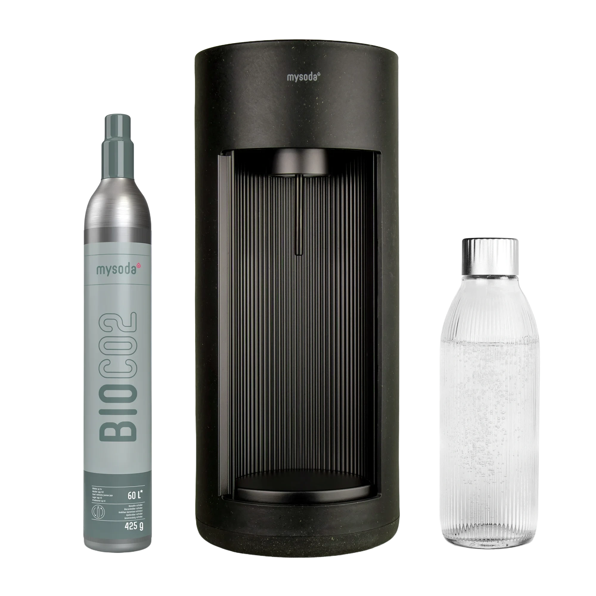 Mysoda Glassy Black kolsyremaskin