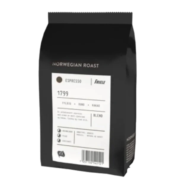 Friele Espresso 1799 Hele Bønner 500g