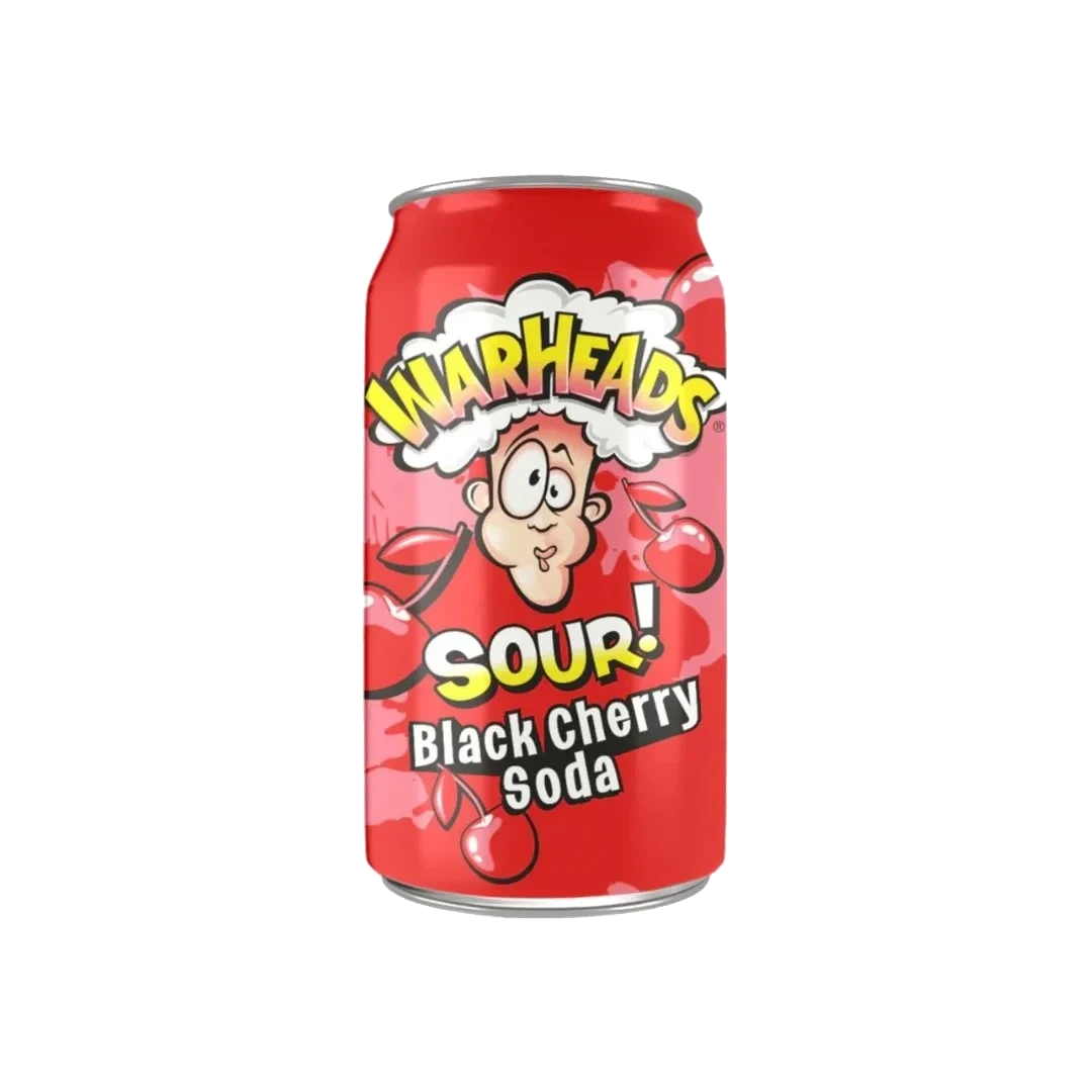 Warheads Sour Black Cherry Soda 330 ml