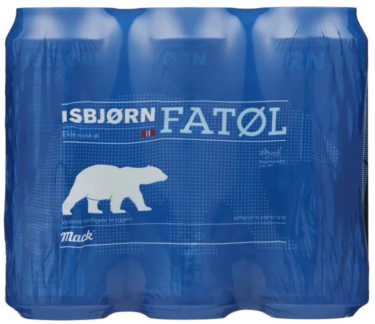 Mack Isbjørn Fatøl 0,5lx6 boks