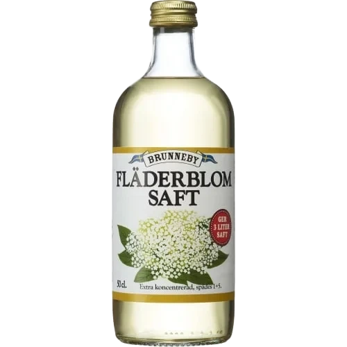 Fläderblom Extra Koncentrerad Saft Glas
