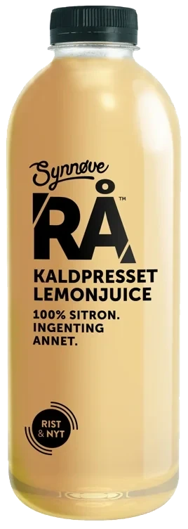 Rå kaldpresset lemonjuice  1l