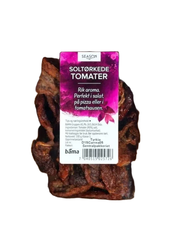 Tomat Soltørket 100g Season