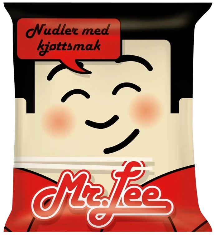 Nudler m/Kjøttsmak 85g Mr.Lee