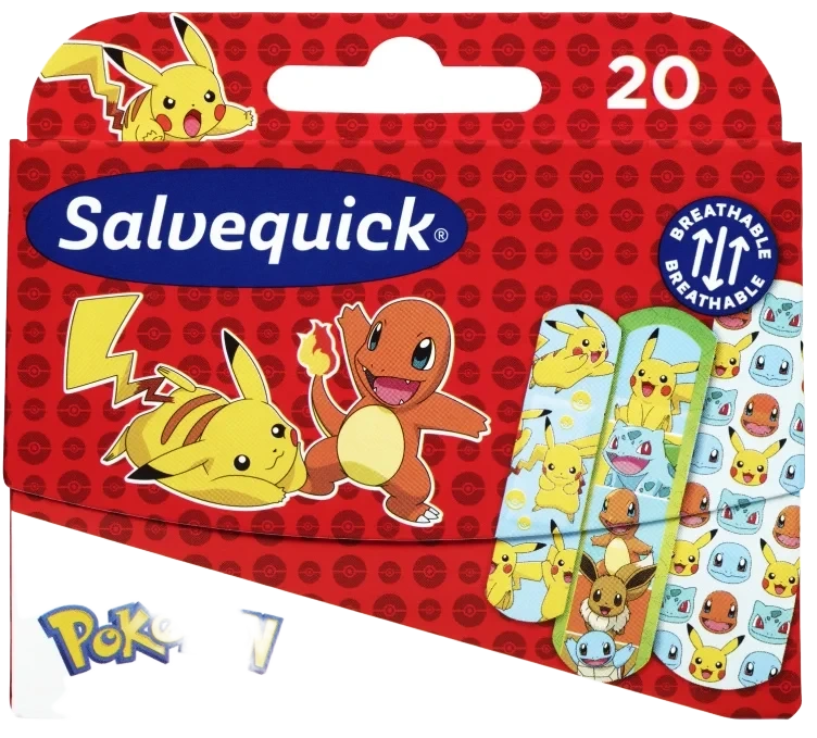 Plaster Pokemon 20stk Salvequick