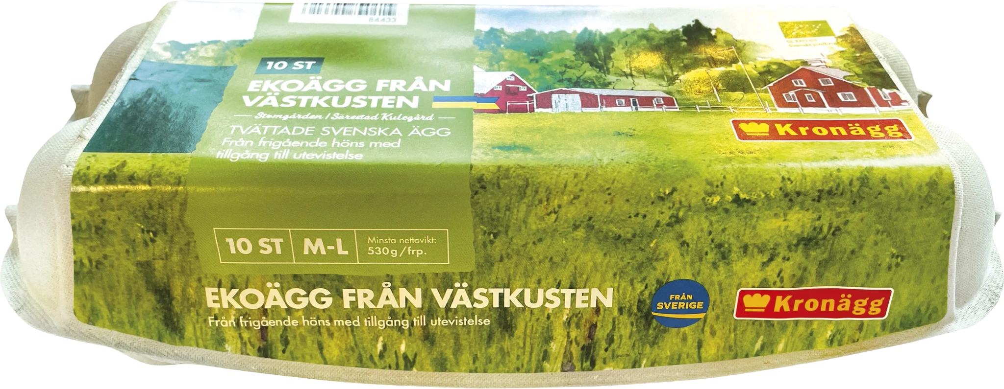 Ekologiska ägg Västkust,frig inne,10p,ML
