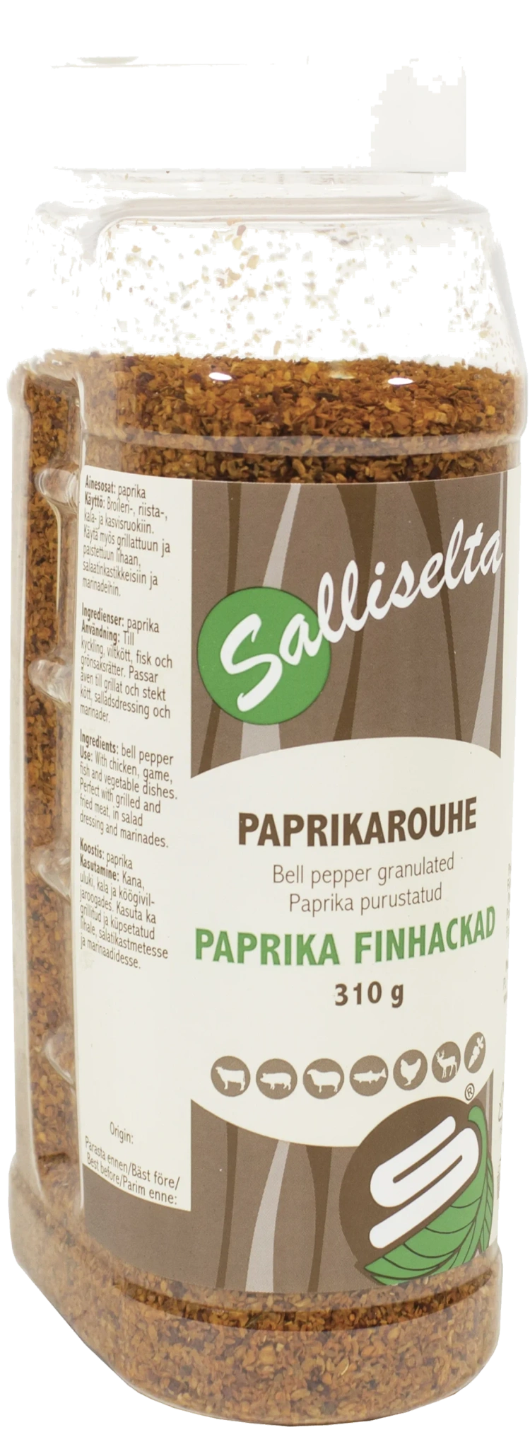 Paprika finhackad