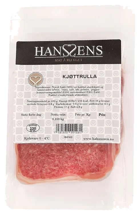 Kjøttrulla skivet  100g