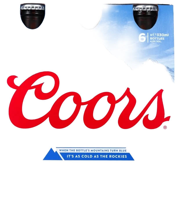 Coors 0,33lx6 flaske