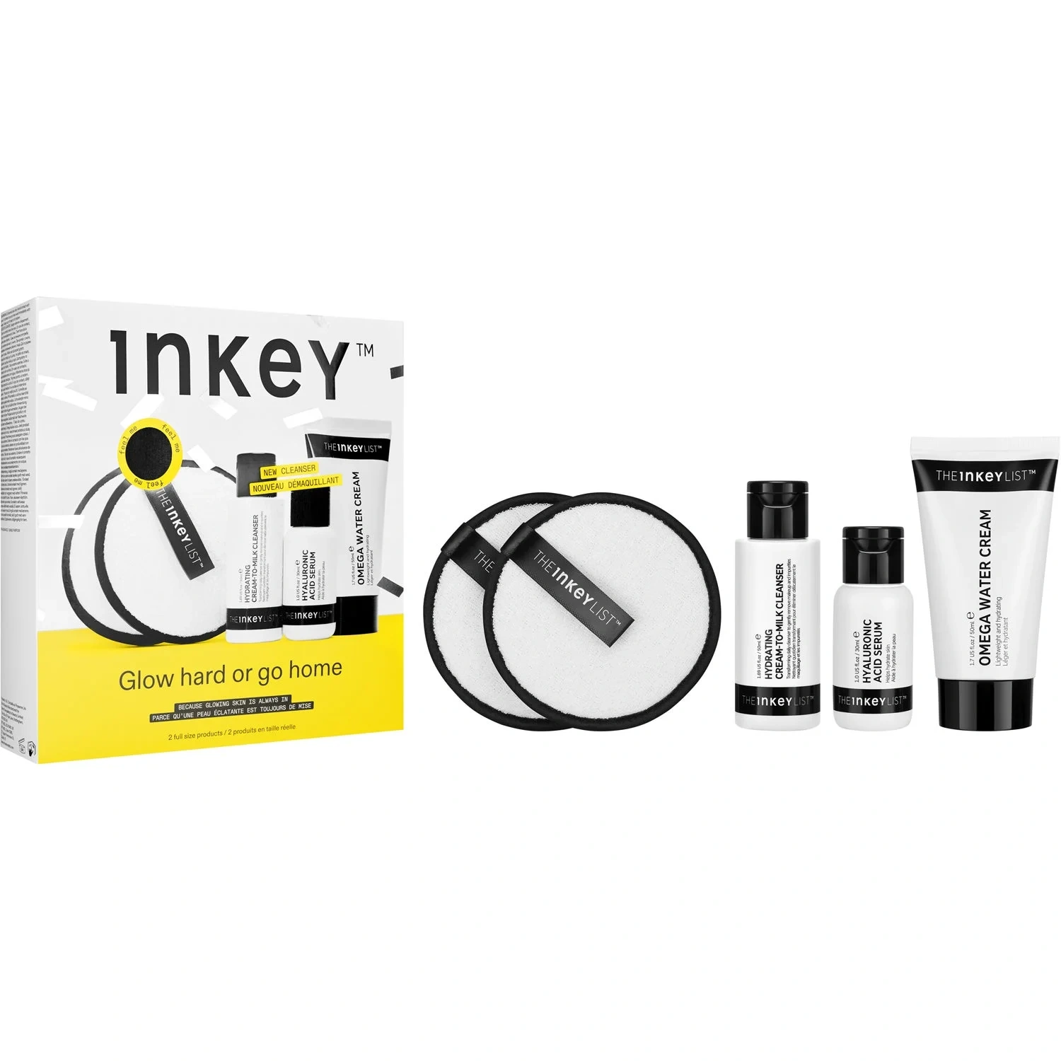The INKEY List Glow Hard Or Go Home Gift Box 85 ml