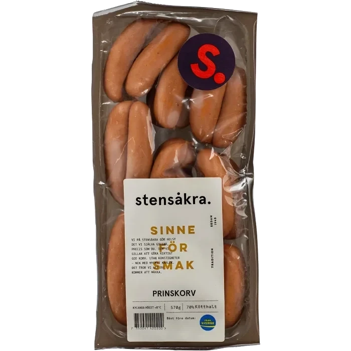 Prinskorv 570g Stensåkra
