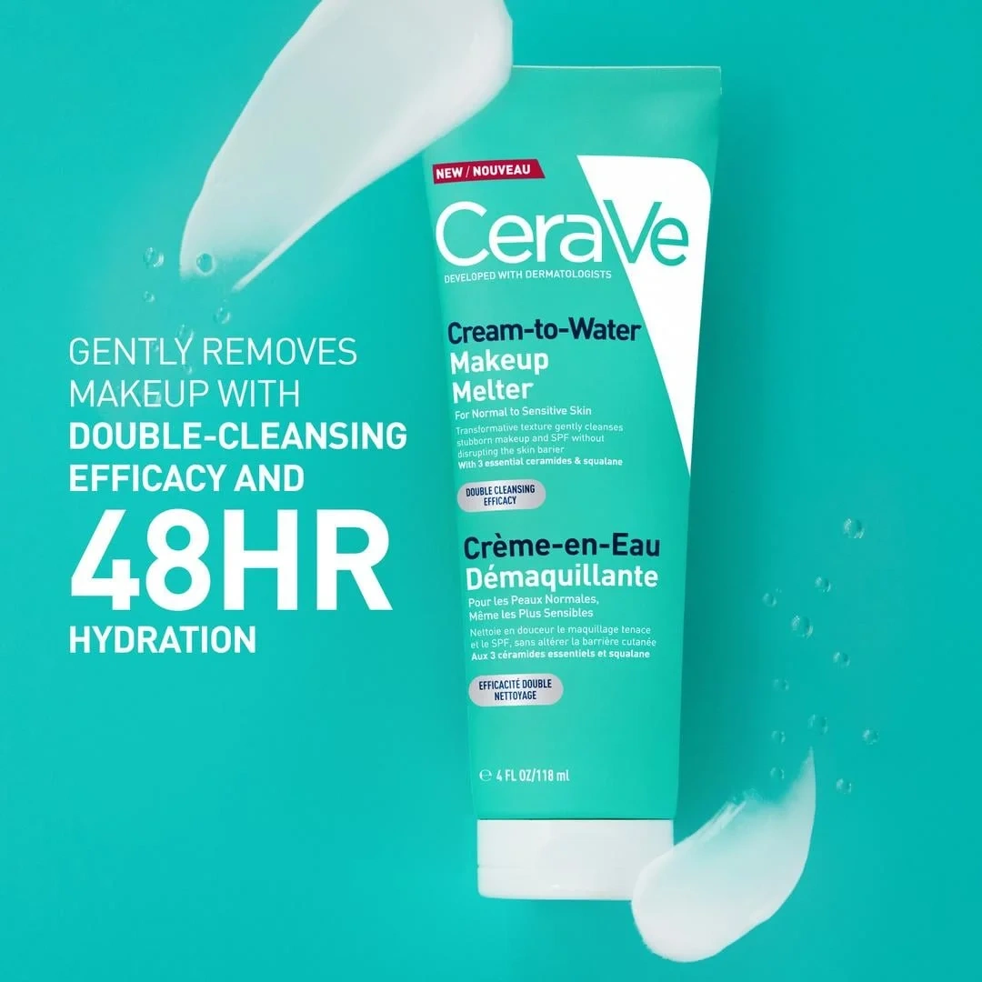 CeraVe Cream-to-Water Makeup Melter, 118 ml