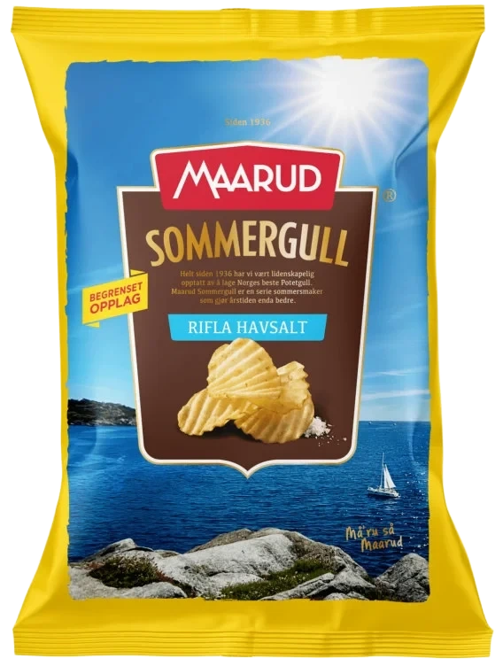 Sommergull Havsalt 240g Maarud