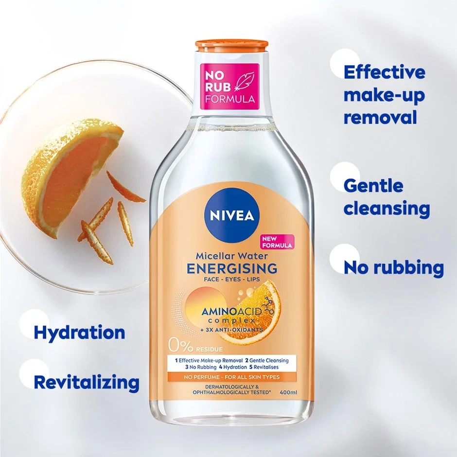 Nivea Energy Micellar Water 3x Anti-oxidants 400ml