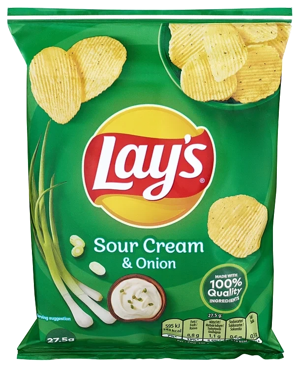 Lay's sour cream & onion  27,5g