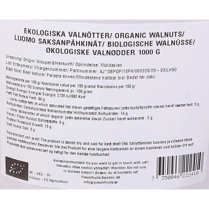 Valnötter Eko