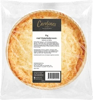 Carolines kök Paj med Västerbottensost®
