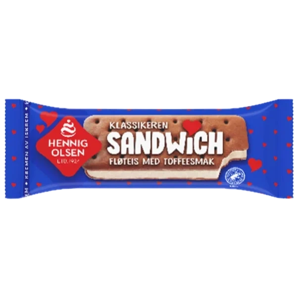 Sandwich Toffee 110ml Hennig-Olsen