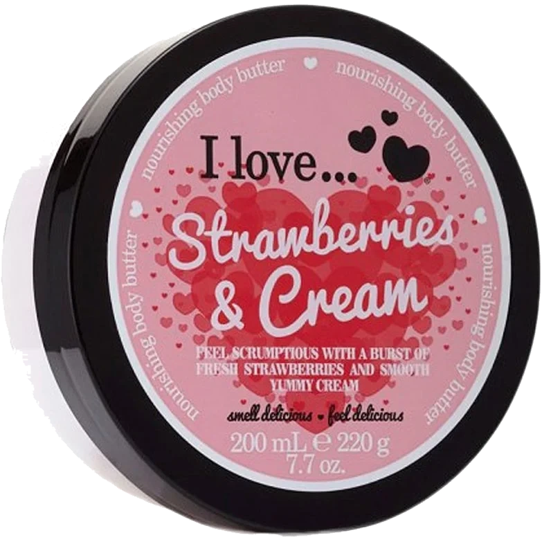 I Love... Nourishing Body Butter I Love… Strawberries & Cream 200 ml